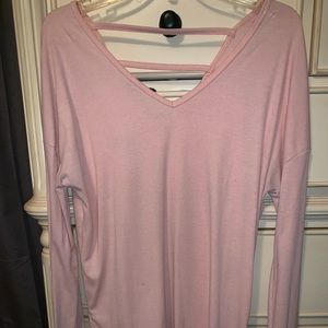 Large pink top never worn